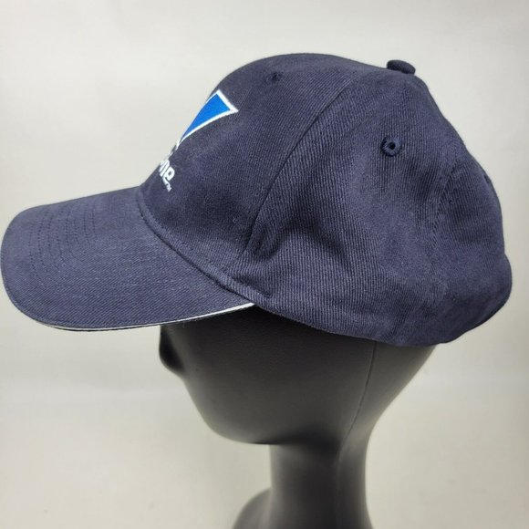 Valvoline Strapback Hat Trucker Cap TSMGI Navy Blue Embroidered Logo - Picture 3 of 7